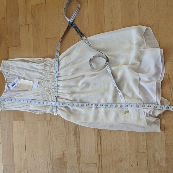 ARITZIA wilfred aparte birch silk dress beige XS NEW @x - Picture 10 of 11